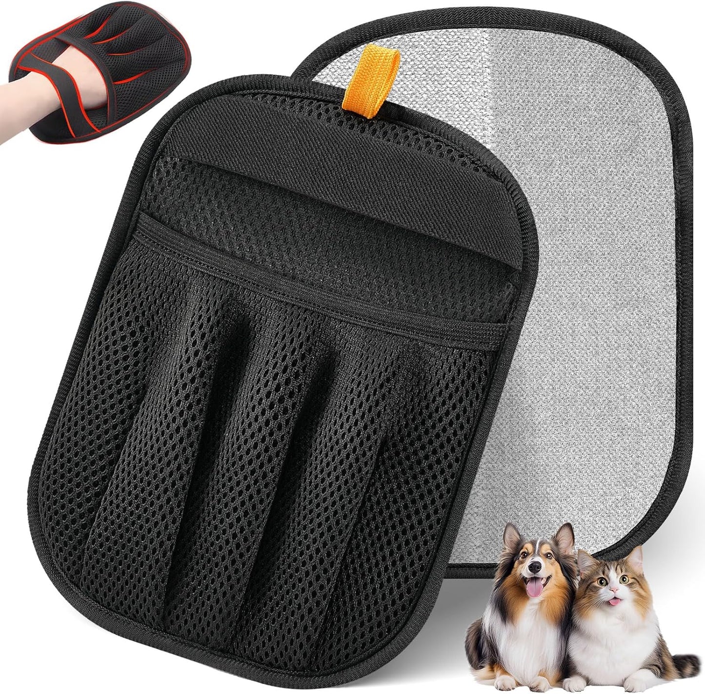 Pet Hair Removal Glove for Cats & Dogs